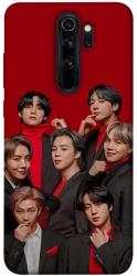 Чохол itsPrint BTS in red для Xiaomi Redmi Note 8 Pro