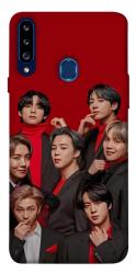 Чехол itsPrint BTS in red для Samsung Galaxy A20s