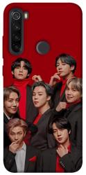 Чохол itsPrint BTS in red для Xiaomi Redmi Note 8T