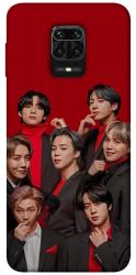 Чохол itsPrint BTS in red для Xiaomi Redmi Note 9s / Note 9 Pro / Note 9 Pro Max