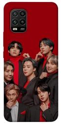 Чохол itsPrint BTS in red для Xiaomi Mi 10 Lite