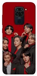Чохол itsPrint BTS in red для Xiaomi Redmi Note 9 / Redmi 10X