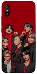Чохол itsPrint BTS in red для Xiaomi Redmi 9A
