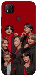 Чохол itsPrint BTS in red для Xiaomi Redmi 9C