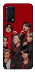 Чехол itsPrint BTS in red для Oppo Reno 5 4G