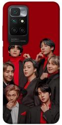 Чехол itsPrint BTS in red для Xiaomi Redmi 10
