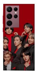Чехол itsPrint BTS in red для Samsung Galaxy S22 Ultra