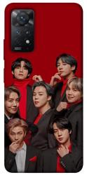 Чехол itsPrint BTS in red для Xiaomi Redmi Note 11 Pro 4G/5G
