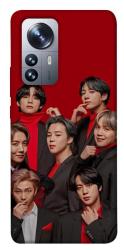 Чехол itsPrint BTS in red для Xiaomi 12 / 12X