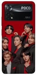 Чехол itsPrint BTS in red для Xiaomi Poco X4 Pro 5G