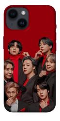 Чехол itsPrint BTS in red для Apple iPhone 14 (6.1")