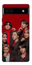 Чехол itsPrint BTS in red для Google Pixel 6a