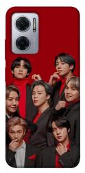Чохол itsPrint BTS in red для Xiaomi Redmi Note 11E