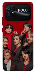Чехол itsPrint BTS in red для Xiaomi Poco C40