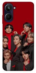 Чехол itsPrint BTS in red для Realme 10 4G