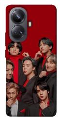 Чехол itsPrint BTS in red для Realme 10 Pro+