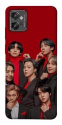 Чехол itsPrint BTS in red для Motorola Moto G32