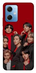 Чохол itsPrint BTS in red для Xiaomi Poco X5 5G