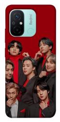 Чохол itsPrint BTS in red для Xiaomi Redmi 12C