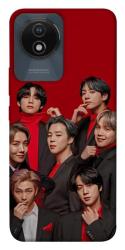Чехол itsPrint BTS in red для Vivo Y02