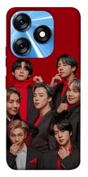 Чехол itsPrint BTS in red для TECNO Spark 10 Pro
