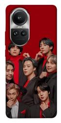 Чехол itsPrint BTS in red для Oppo Reno 10