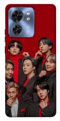 Чехол itsPrint BTS in red для Motorola Edge 40