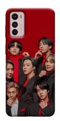 Чехол itsPrint BTS in red для Motorola Moto G42