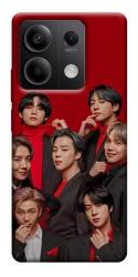 Чехол itsPrint BTS in red для Xiaomi Redmi Note 13 5G