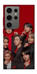 Чохол itsPrint BTS in red для Samsung Galaxy S24 Ultra