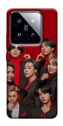 Чехол itsPrint BTS in red для Xiaomi 14 Pro