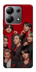 Чехол itsPrint BTS in red для Xiaomi Redmi Note 13 4G