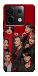 Чехол itsPrint BTS in red для Xiaomi Redmi Note 13 Pro 4G