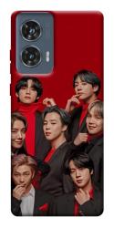 Чехол itsPrint BTS in red для Motorola Edge 50 Fusion