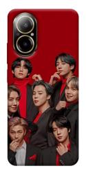 Чехол itsPrint BTS in red для Realme C67 4G
