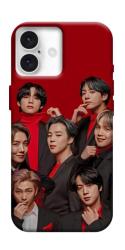Чехол itsPrint BTS in red для Apple iPhone 16 Plus (6.7")