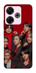Чехол itsPrint BTS in red для Xiaomi Redmi 13 4G / Poco M6 4G
