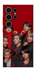 Чохол itsPrint BTS in red для Samsung Galaxy S25 Ultra