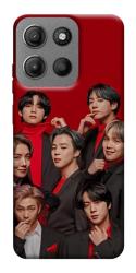 Чехол itsPrint BTS in red для Motorola Moto G15 4G