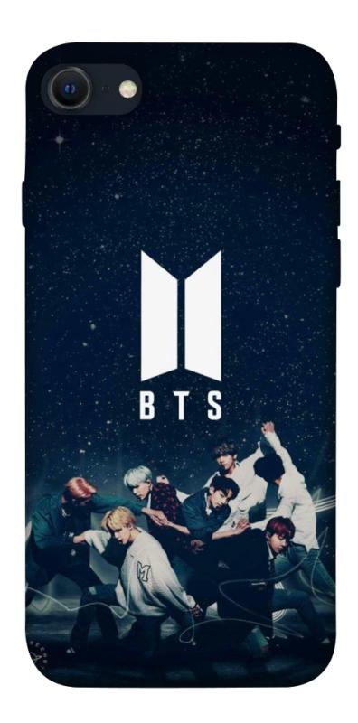 Чехол itsPrint BTS logo для Apple iPhone SE (2020), к-pop, купить оптом с доставкой