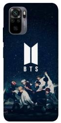 Чехол itsPrint BTS logo для Xiaomi Redmi Note 10 / Note 10s