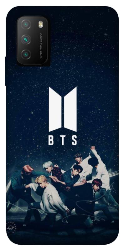 Чехол itsPrint BTS logo для Xiaomi Poco M3, к-pop, купить оптом с доставкой