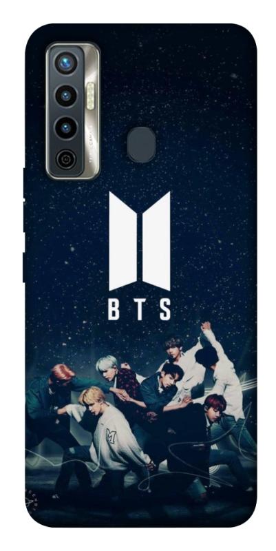Чохол itsPrint BTS logo для TECNO Camon 17 Pro, к-pop, купити оптом з доставкою