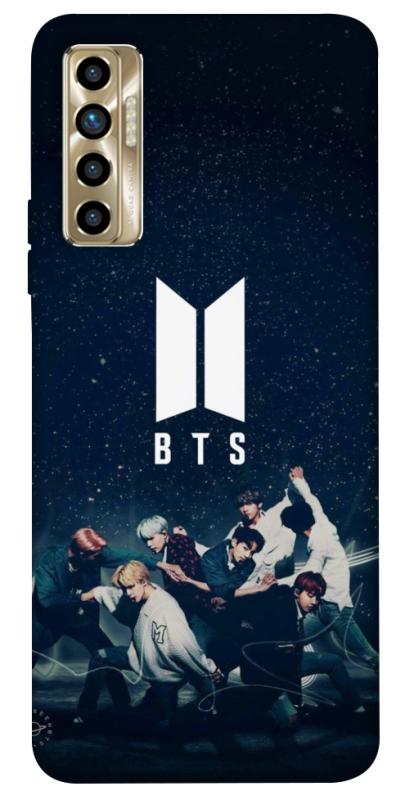 Чохол itsPrint BTS logo для TECNO Camon 17P, к-pop, купити оптом з доставкою