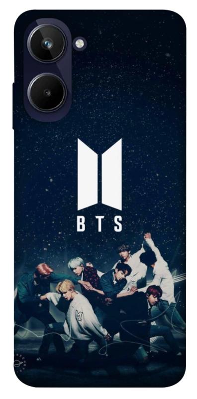 Чехол itsPrint BTS logo для Realme 10 4G, к-pop, купить оптом с доставкой