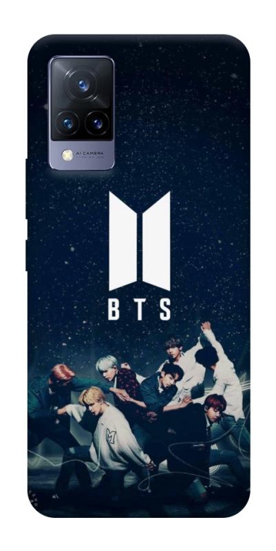 Чохол itsPrint BTS logo для Vivo V21, к-pop, купити оптом з доставкою