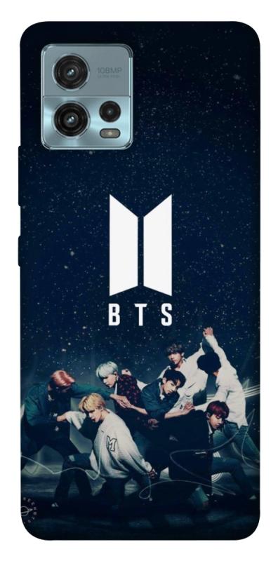 Чехол itsPrint BTS logo для Motorola Moto G72, к-pop, купить оптом с доставкой