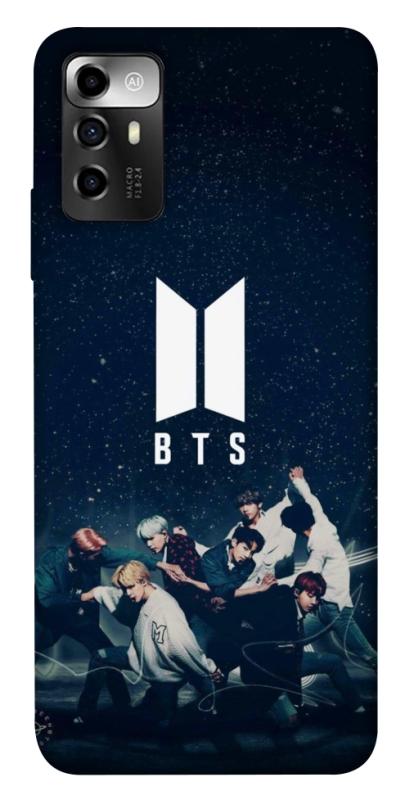 Чехол itsPrint BTS logo для ZTE Blade V40 Vita, к-pop, купить оптом с доставкой