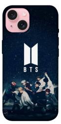 Чехол itsPrint BTS logo для Apple iPhone 15 (6.1")