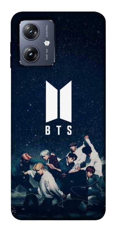 Чехол itsPrint BTS logo для Motorola Moto G54, к-pop, купить оптом с доставкой
